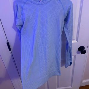 Blue lululemon long sleeve
